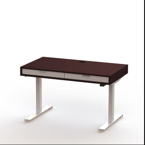 The Slim PLY // Modern wood standing desk with drawers