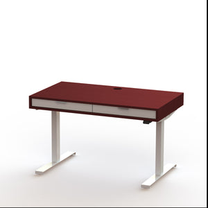 The Slim PLY // Modern wood standing desk with drawers