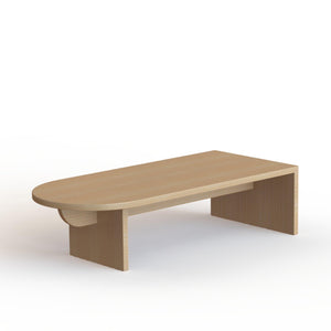 Coffee Table // Custom Size Solid Wood Coffee Table in Choice Color - ROMI DESIGN