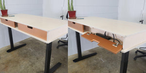 The Michelle // Sit + Stand Desk - ROMI DESIGN
