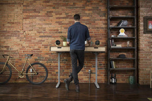 The Evolve - Electric Adjustable Standing Desk - Midcentury Modern Office Desk
