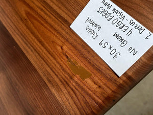 SALE // iMovR Lander Desktop - Rustic Walnut - 30"D x 59"W - ROMI DESIGN