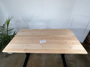 SALE // Hardwood Slab Desktop - Natural Maple - 60"W x 33"D - 1/8" Roundover - ROMI DESIGN