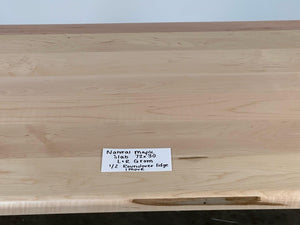 SALE // iMovR Lander Desktop - Natural Maple - 30"D x 71"W - Left & Right Grommets - ROMI DESIGN