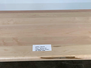 SALE // iMovR Lander Desktop - Natural Maple - 30"D x 71"W - Left & Right Grommets - ROMI DESIGN