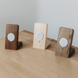 FOLD // MagSafe iPhone Stand - Desktop Phone Stand for MagSafe iPhone Charger - ROMI DESIGN