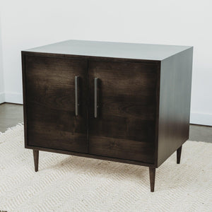 Printer Cabinet // Solid Wood Storage Cabinet for Printer with Paper & Toner Storage - ROMI DESIGN