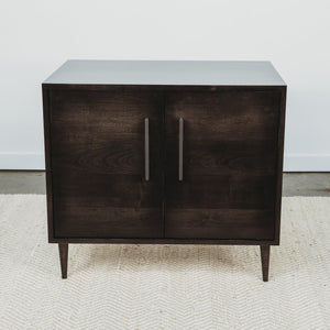 Printer Cabinet // Solid Wood Storage Cabinet for Printer with Paper & Toner Storage - ROMI DESIGN