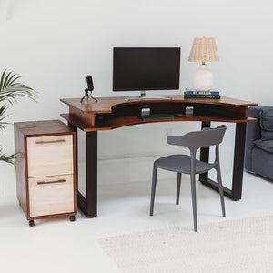 STAGE // Content Creator & Programmers Desk // Adjustable Height or Fixed Height Developer's Desk - ROMI DESIGN
