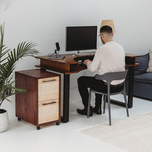 STAGE // Content Creator & Programmers Desk // Adjustable Height or Fixed Height Developer's Desk - ROMI DESIGN