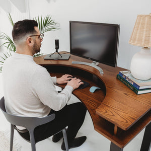 STAGE // Content Creator & Programmers Desk // Adjustable Height or Fixed Height Developer's Desk - ROMI DESIGN