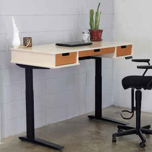 The Michelle // Sit + Stand Desk - ROMI DESIGN