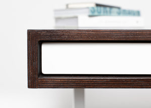 The Slim PLY // Modern wood standing desk with drawers