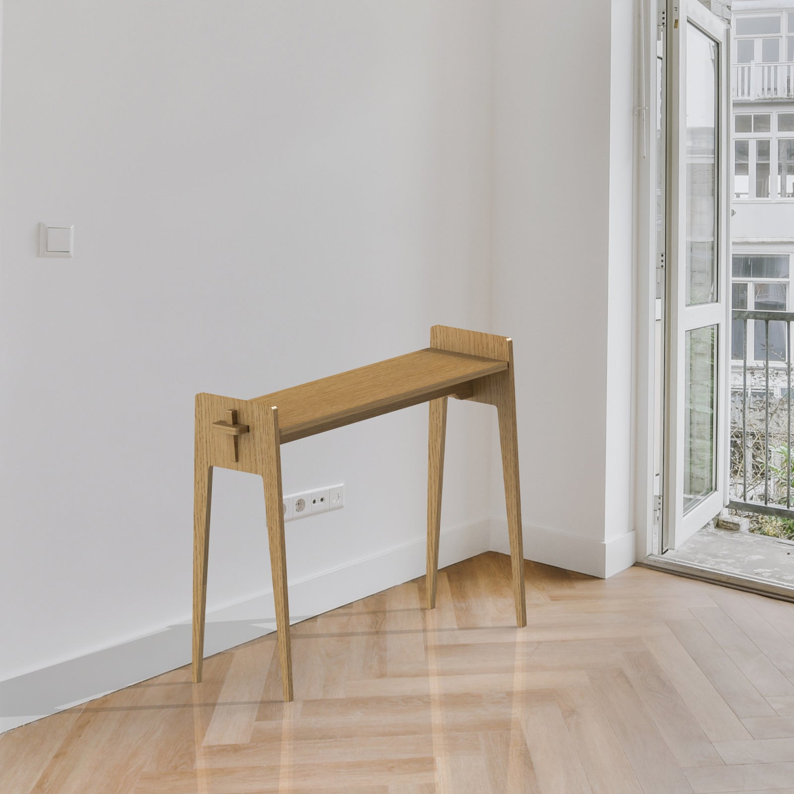 Aries Console Table // Wood Console - Entry Table // Flat-pack with Mortise & Tenon Joints
