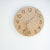 MOD // Modern wood wall clock with engraved numerals