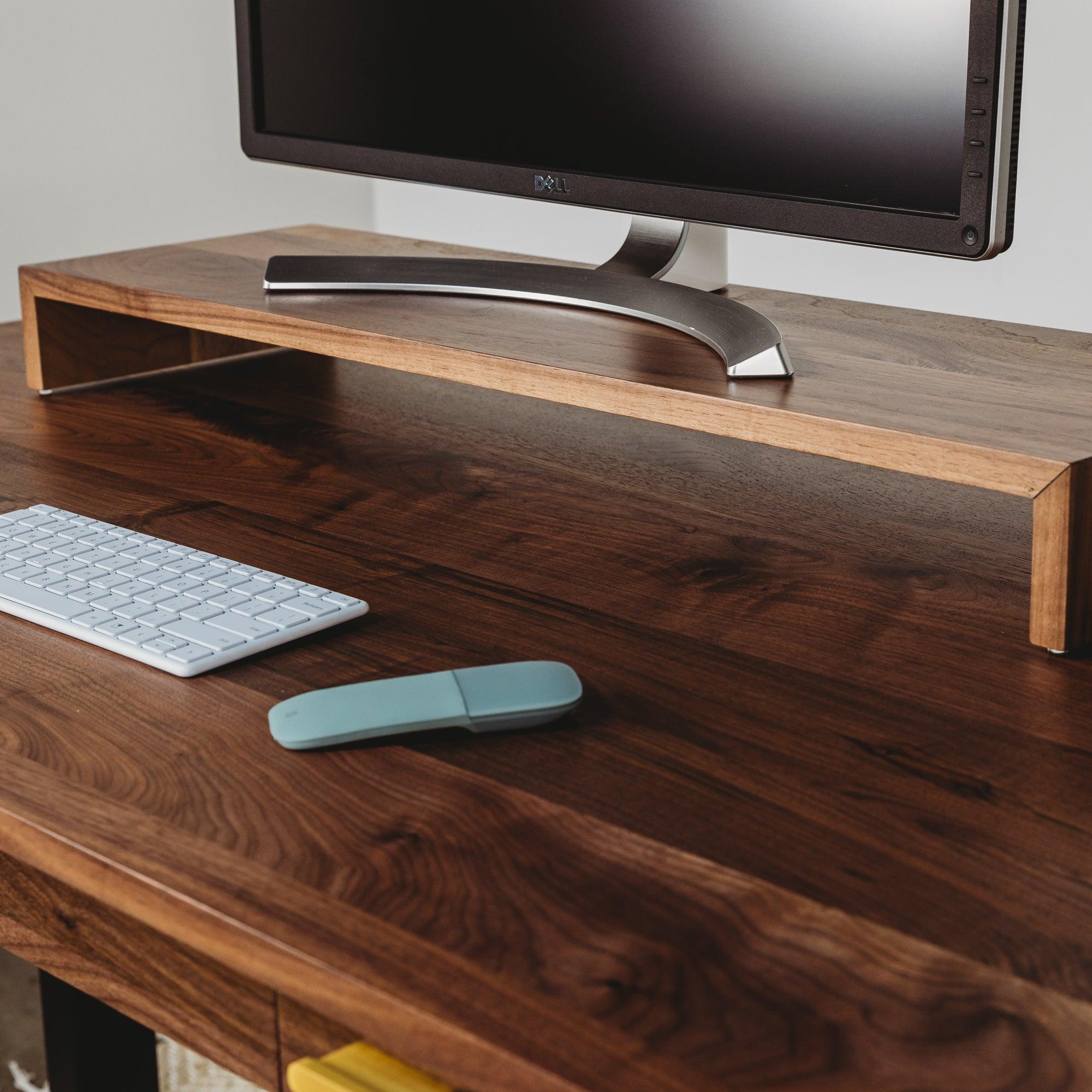 Bridge // Modern Desktop Shelf and Monitor Stand - ROMI DESIGN