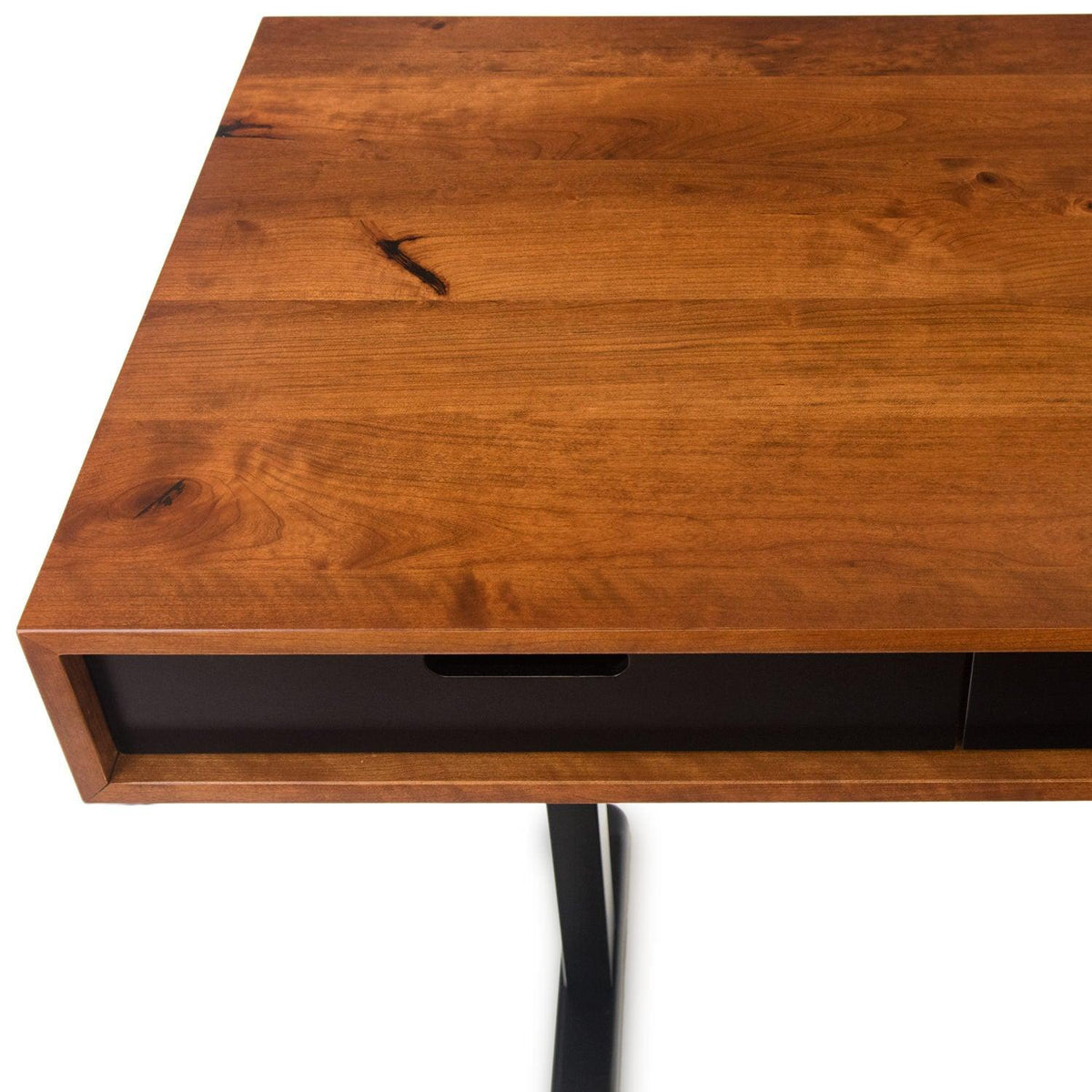 The Evolve // Height Adjustable Modern Standing Desk with Drawers featuring The Jarvis Electric Base - ROMI DESIGN