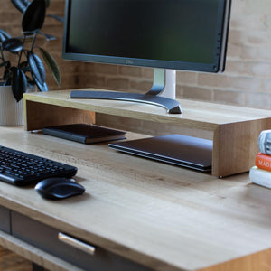 Bridge // Modern Desktop Shelf and Monitor Stand - ROMI DESIGN