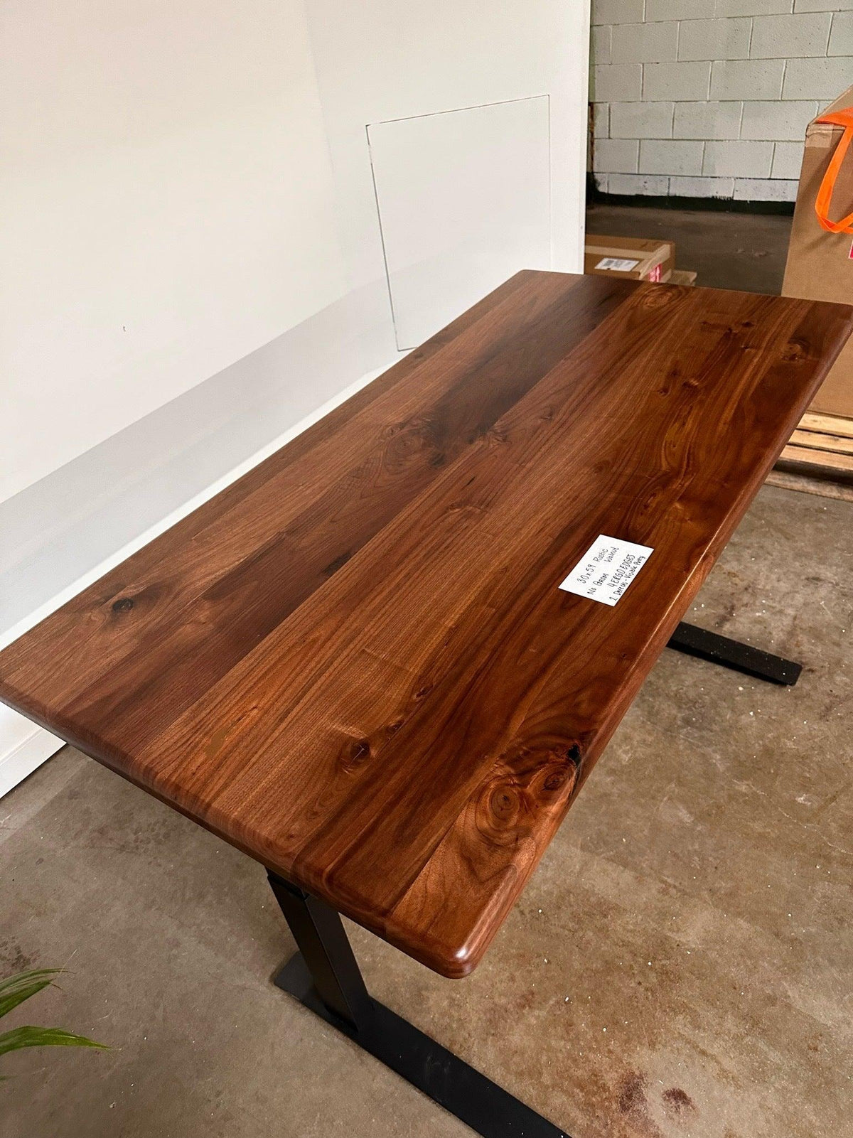 SALE // iMovR Lander Desktop - Rustic Walnut - 30"D x 59"W - ROMI DESIGN