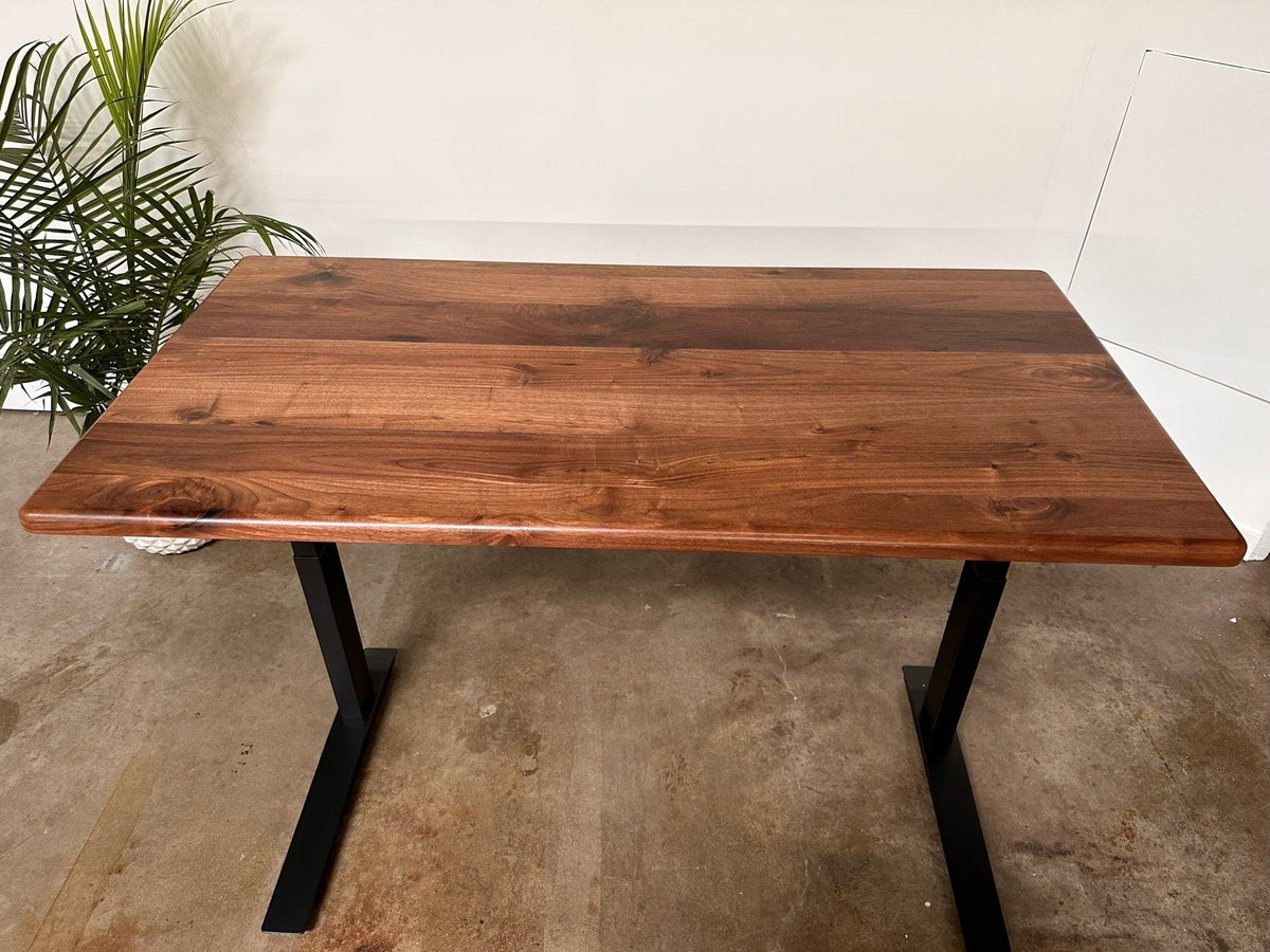 SALE // iMovR Lander Desktop - Rustic Walnut - 30"D x 59"W - ROMI DESIGN