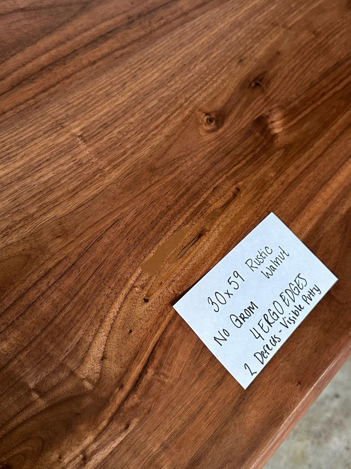 SALE // iMovR Lander Desktop - Rustic Walnut - 30"D x 59"W - ROMI DESIGN