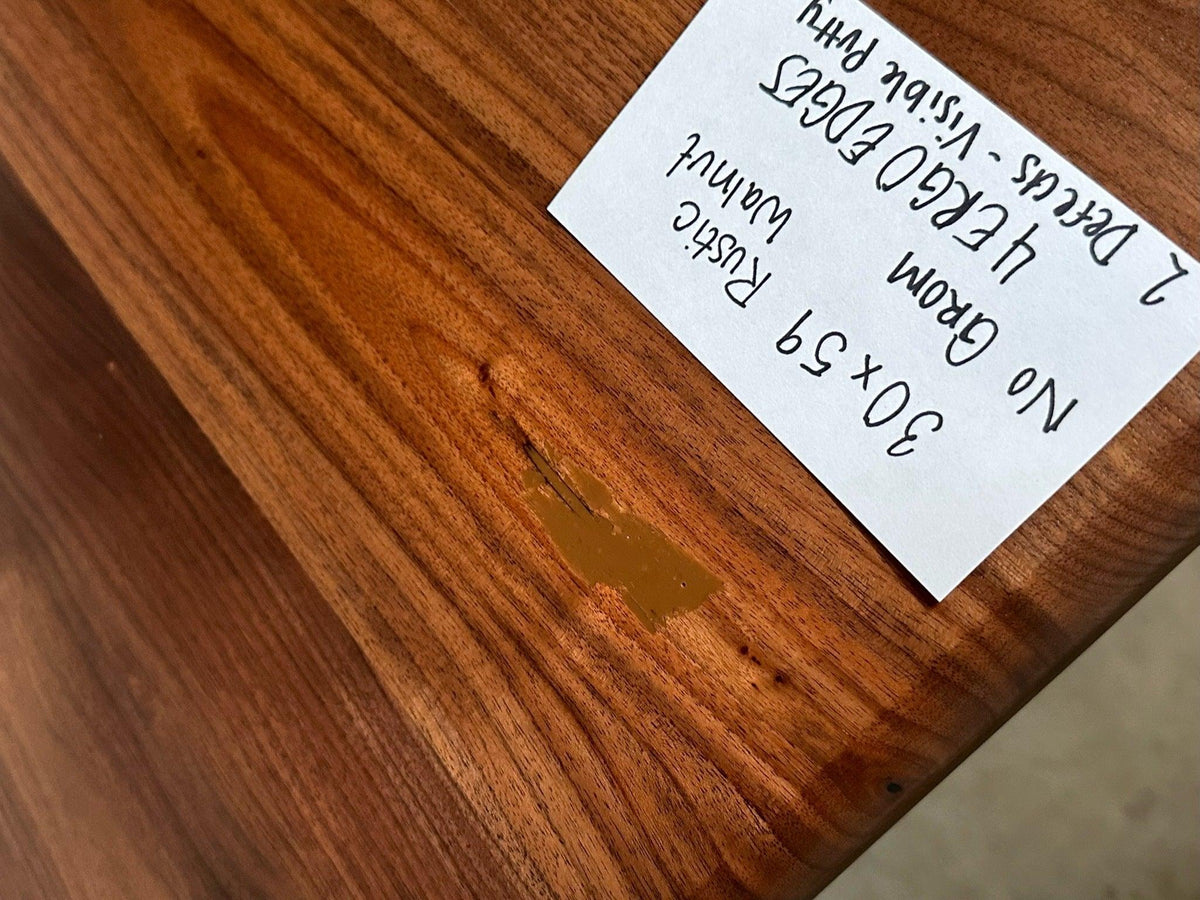 SALE // iMovR Lander Desktop - Rustic Walnut - 30"D x 59"W - ROMI DESIGN