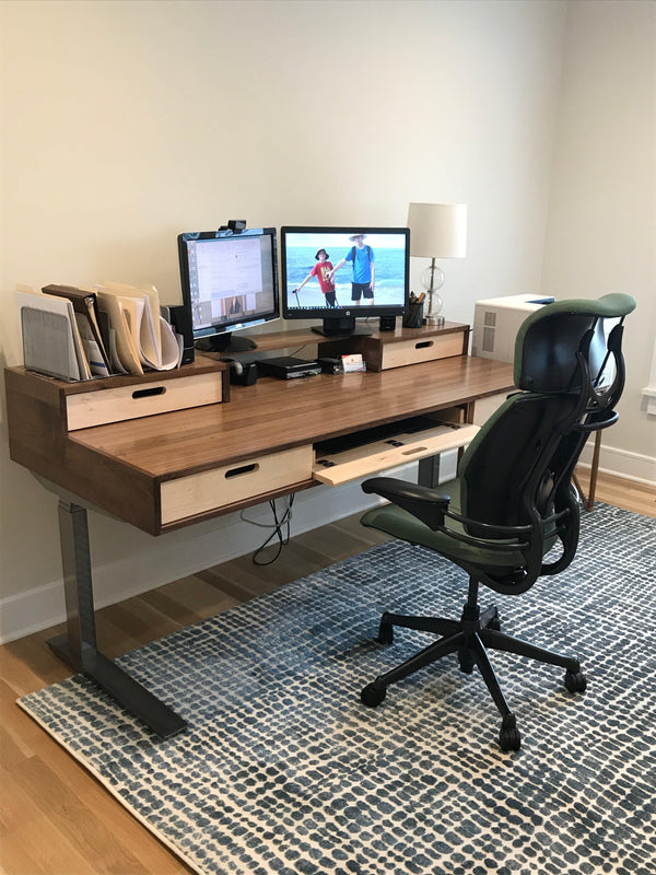 The Gemini Desk // Sit + Stand Desk - ROMI DESIGN