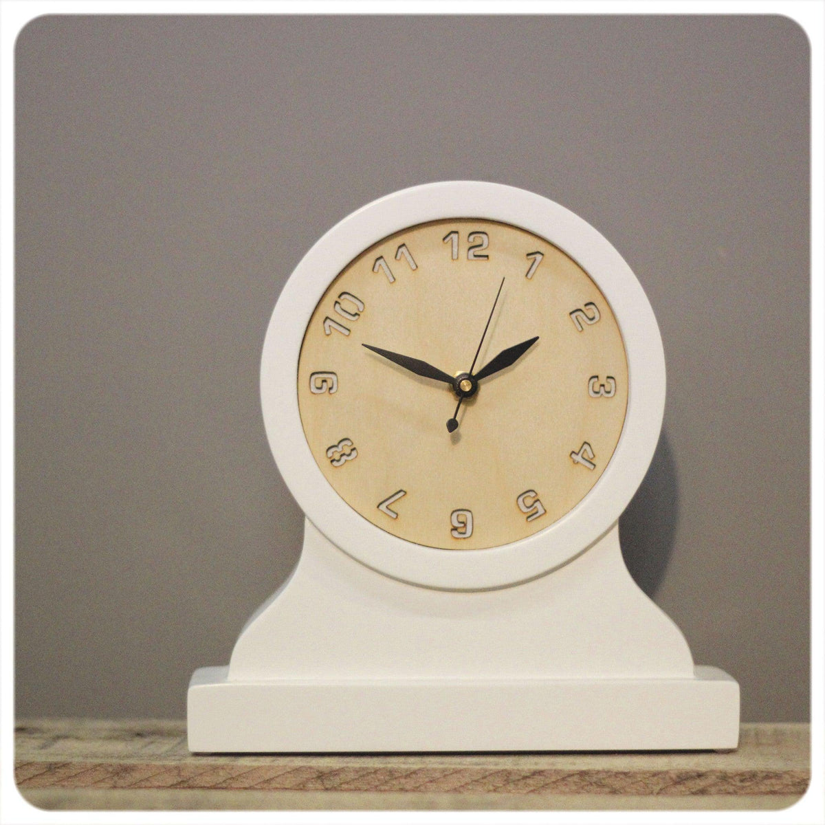Modern Mantel Clock designed by Vincent Leman for Uncommon Handmade - sold by Rocket Mission