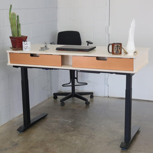 The Michelle // Sit + Stand Desk - ROMI DESIGN