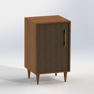 Printer Cabinet // Solid Wood Storage Cabinet for Printer with Paper & Toner Storage - ROMI DESIGN