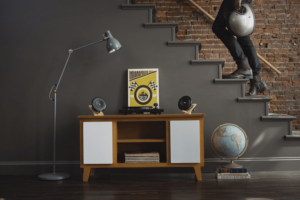 Mid Century Modern Credenza Cabinet in Solid Walnut for Home Office - Sifford Online