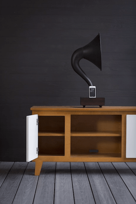 Mid Century Modern Credenza Cabinet in Solid Walnut for Home Office - Sifford Online